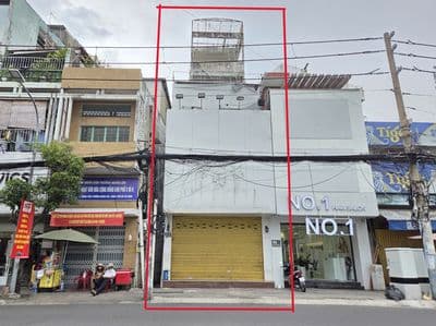 Nhà MT số 198 Cách Mạng Tháng Tám, p.Nhiêu Lộc Ngã ba Rạch Bùng Binh