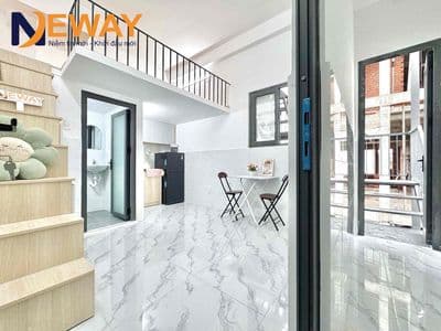 Khai trương căn hộ mới xây cửa sổ trời full nội thất sát đh văn hiến