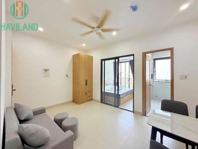 Căn hộ 1 phòng ngủ có ban công, đầy đủ nội thất – khuê mỹ