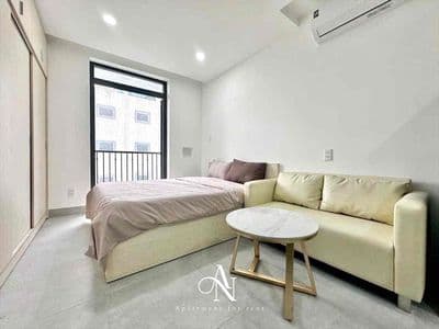Căn hộ mới 100% _Máy giặt riêng_ Ban công, thang máy gần UEF
