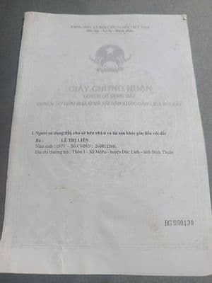 Bán gấp nhà đất tại mê pu,bình thuận