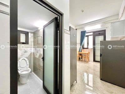 Căn hộ studio full nt cửa sổ trời - thang máy - cách đh hồng bàng 500m