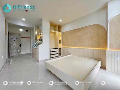 Phòng tách bếp mới 100% giá rẻ ban công thoáng rộng 35m2 gần vlu, uef