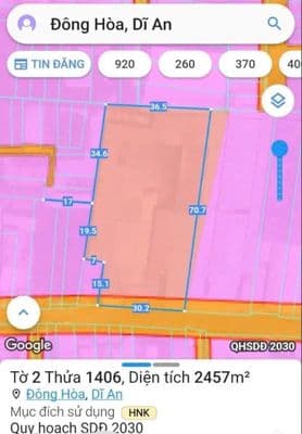 Bán đất 2450m2 mặt tiền đường nhựa 7m, có xưởng