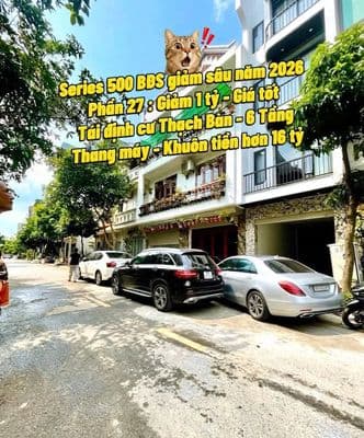 Nhà mới thang máy, kinh doanh, Tái định cư Thạch Bàn, 60m2