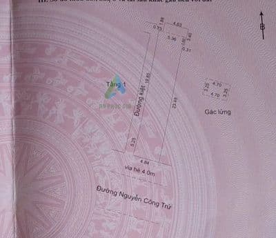 Bán đất tặng nhà cấp 4 mặt tiền đường nguyễn công trư,sơn trà
