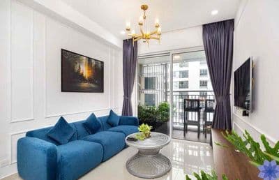 Căn hộ cao cấp nhà sạch sẽ thiết kế 2 phòng ngủ view thoáng mát