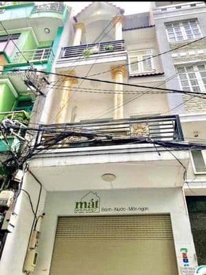 Nhà Mới hẻm xe tải nhỏ - trệt 3 Lầu, 3PN 3VS - Tô Hiến Thành Q.10