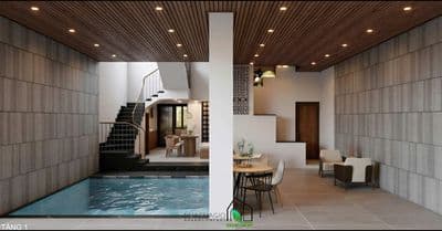 Cho thuê villa có hồ bơi - 5pn - khu an thượng - mới 100%