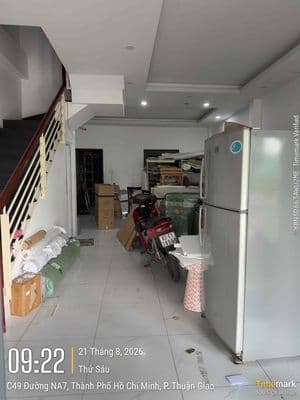 cần bán can nhà 1 trệt 1 lầu đuong na7 kdc vietsing dt 100m2