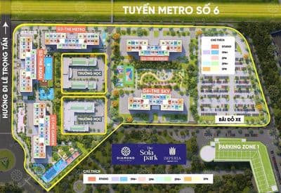 Bán gấp căn 2PN-55m-3.35 the SOla Park Vinhomes Smart City