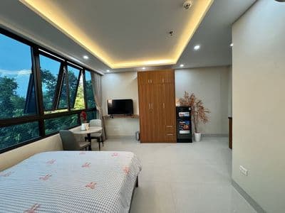 Cho thuê studio ban công nhà mới 100% nằm ngay mai dịch, hồ tùng mậu