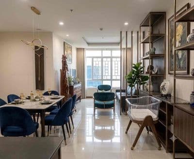 Căn 2pn siêu rộng có nội thất, cho thuê cc giai việt