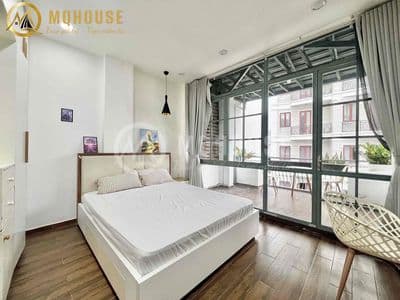 Cho Thuê Căn Hộ 1PN/Studio Ban Công gần ngã Tư hàng xanh Bình Thạnh