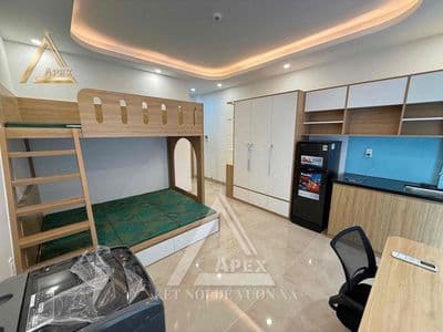Duplex 2 không gian ngủ máy giặt riêng đi bộ đh văn lang cs3