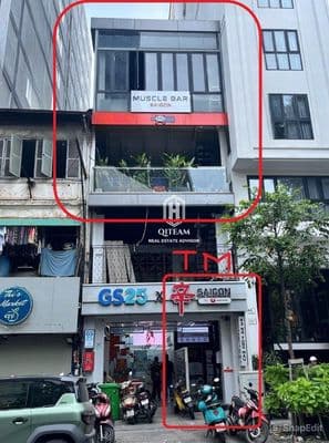 Nhà hàng - Cafe - Pub Ngay BITEXCO 63 Hồ Tùng Mậu, Q1 . Dt: 6x36m