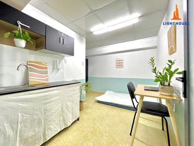Studio nhỏ gọn full nt ở 1-2 người thoải mái gần lotte cityland th máy
