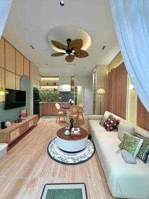 Nhà 2 tầng 2 mặt kiệt phạm văn nghị cách đg 20m