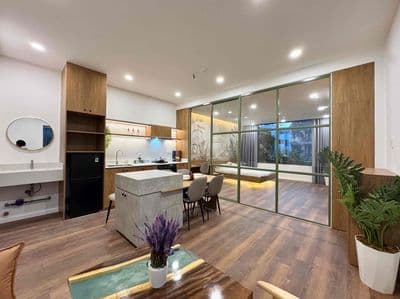 Khai trương căn hộ 1 phòng ngủ 60m2 - gần nhà ga thảo điền, song hành