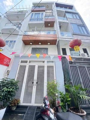 cho thuê nhà 498/ nguyễn văn khối p8(4x12) trệt , lửng , 2 lầu , 5pn 5