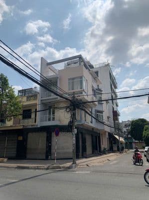 cho thuê nhà góc 2Mt tân hương 8x22 1 trệt 2 lầu nhà mới vị trí đẹp