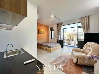 Cho thuê căn hộ dịch vụ full nội thất mới 100% ngay công viên làng hoa