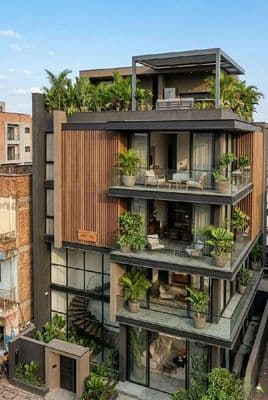 Cho thuê nhà 4.5 tầng trần phú