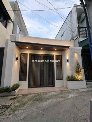 Hơn 2 tỷ shr – 49,5m² – ngang 5,5m– hẻm cao ko lo ngập