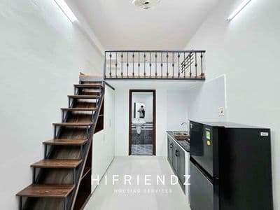 Căn hộ duplex full nội thất - thang máy - đi bộ qua đh văn hiến