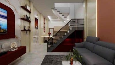 Nhà mới xây 1 trệt 2 lầu 1 tum 1 sẹt Lò Lu cho gia đình cty thuê