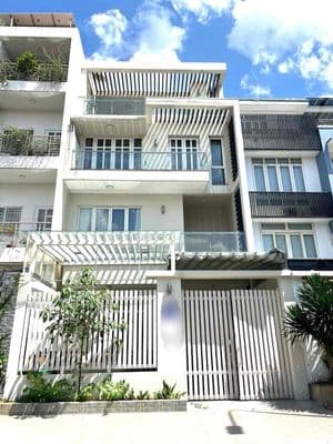 Cho thuê nhà Khu biệt thự 280 Lương Định Của,(7x20m) 3 Lầu 5P 50tr