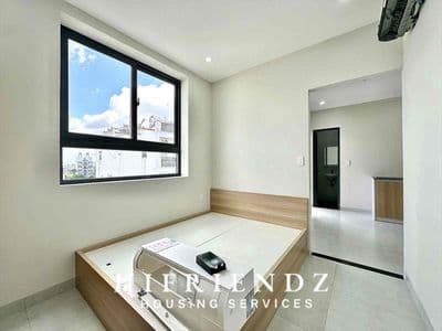 Cho thuê 1pn bancon mới 100% ở vườn lài q12 gần nguyễn thái sơn gv