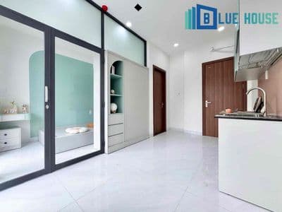 Căn hộ 1pn tách bếp - bancol - full nt - gần aeon tân phú - đh huit