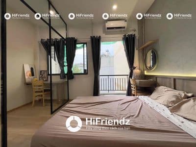 1pn ban công tách bếp full nội thất mới tinh đu bộ qua đh mỡ mới