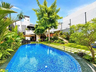 Cho thuê villa 2 tầng sân vườn kiệt #CHẾ #LAN #VIÊN - ( ngang 10m )