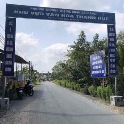 Bán đất mặt tiền9.5 met lộ nhựa đường cặp sông cái răng bé