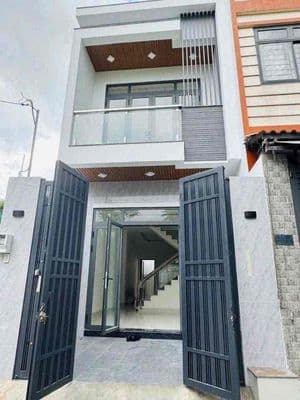 Cho thuê nhà mới xây nguyên căn trệt + lầu. 2phòng ngủ - 2 wc.