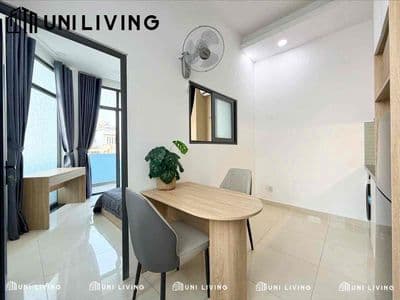 1pn tách bếp ban công 2 mặt siêu thoáng - full nội thất