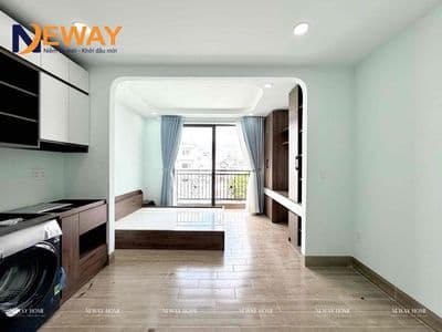 Cho thuê căn hộ mới xây - full nội thất - mgr - ban công ngay huit