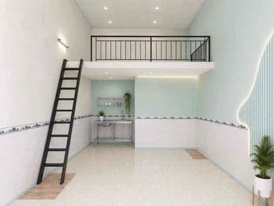 Tô ký - đi bộ qua cvpm mới xây 100% đầy đủ nội thất