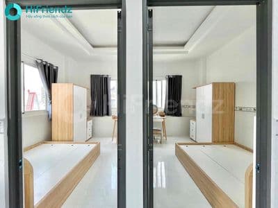 Cho thuê căn hộ 2pn full nôin thất ngay cầu nguyễn văn cừ