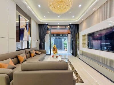 Cho thuê nguyên căn Siêu Phẩm Mới Đẹp Full Nội thất, Lê Văn Thọ p13 GV