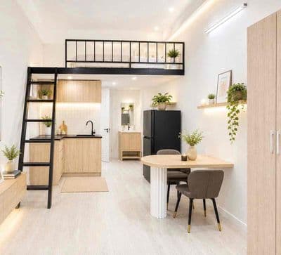Căn hộ duplex full nội thất - siêu thoáng - gần đh văn hiến - tsn