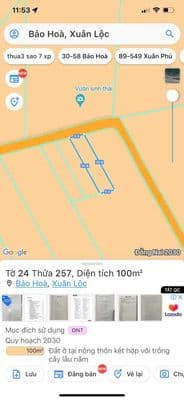 Đất thổ cư bảo hòa, thành phố đồng nai 100m2 - chính chủ