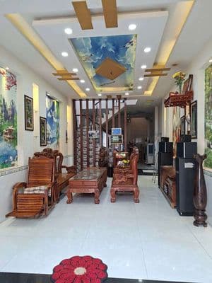 Nhà 1 trệt 1 lầu full nội thất hẻm 153 bình thành BHH B bình tân
