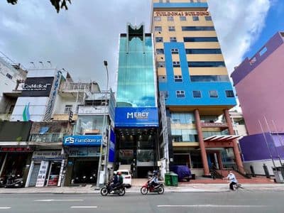  cho thuê tòa nhà mặt tiền điện biên phủ, q1. pccc, thang máy