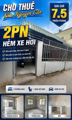 Nhà Trường Thọ, Thủ Đức, 80m², gần Metro, ĐH SPKT, chỉ 7,5 triệu