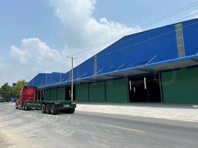 Kho xưởng bãi 2.200 m² có PCCC tự động và điện 3 pha, lộ Container
