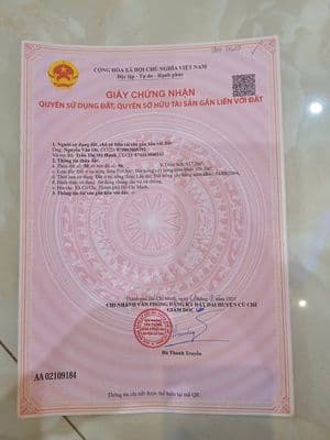 Bán đất thổ cư 617.5m² đường Suối Lội, Củ Chi