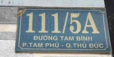 bán nhà hẻm 111/5a Tam Bình, TPHCM, 40m2, dtsd:120m2